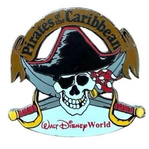 Disney WDW - Pirates of the Caribbean Yellow Banner Pin